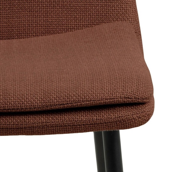 Krzesło Becca terakota tkanina Basel 44 - ACTONA